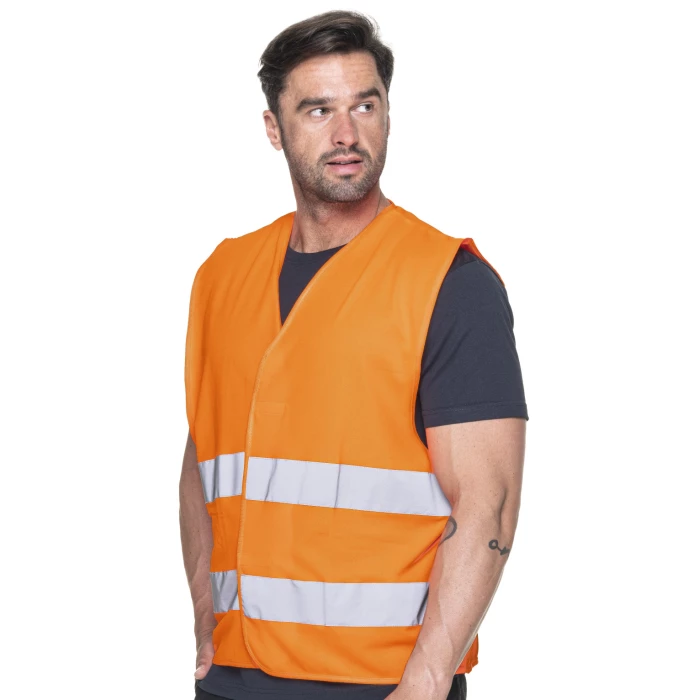 Kamizelka odblaskowa Mark The Helper Vest Hi-vis - pomarańczowy hi vis