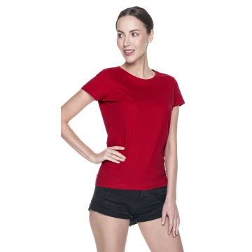 Koszulka damska Crimson Cut Ladies Premium Plus - czerwona