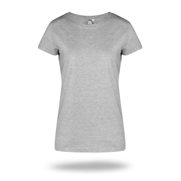 Koszulka damska Geffer 205 - jasnoszary melanż