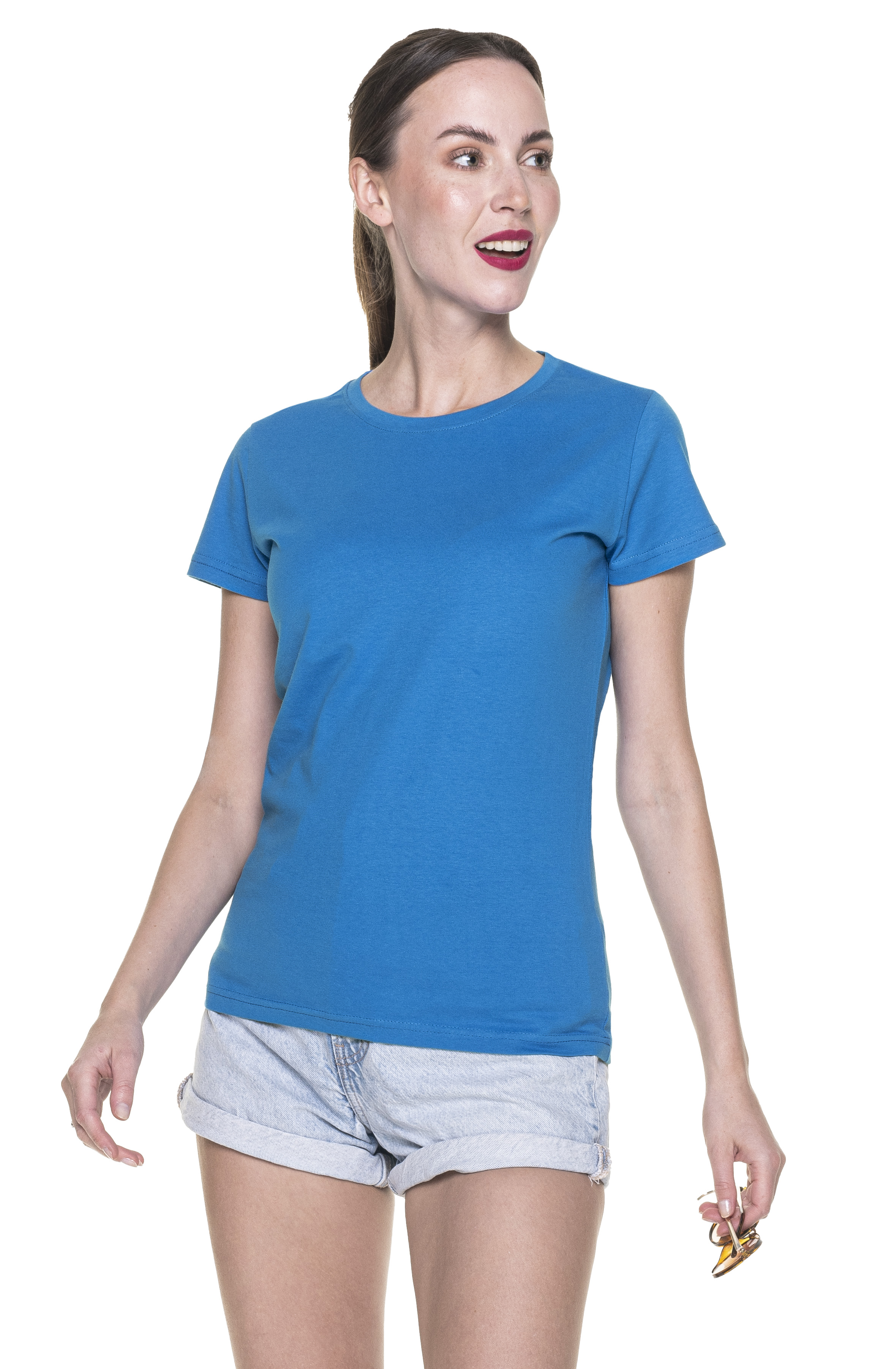 Koszulka damska Geffer 205 - niebieska