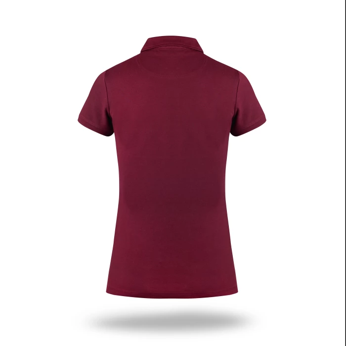Koszulka damska Polo Crimson Cut Venus - czerwone wino