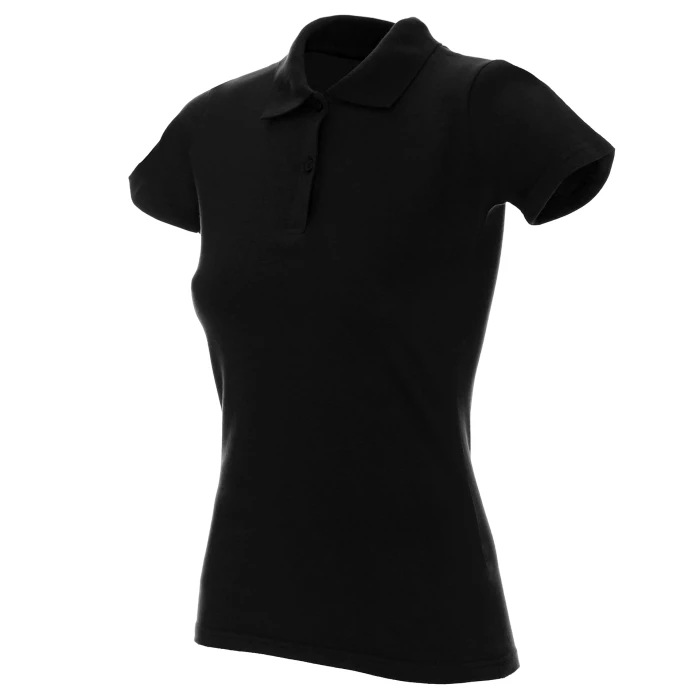 Koszulka Polo damska Geffer 450 - czarna