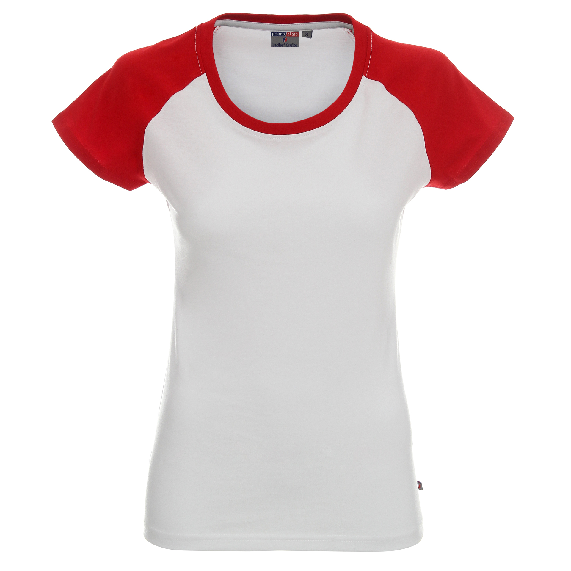 Koszulka Promostars Ladies' Criuse - biało-czerwona