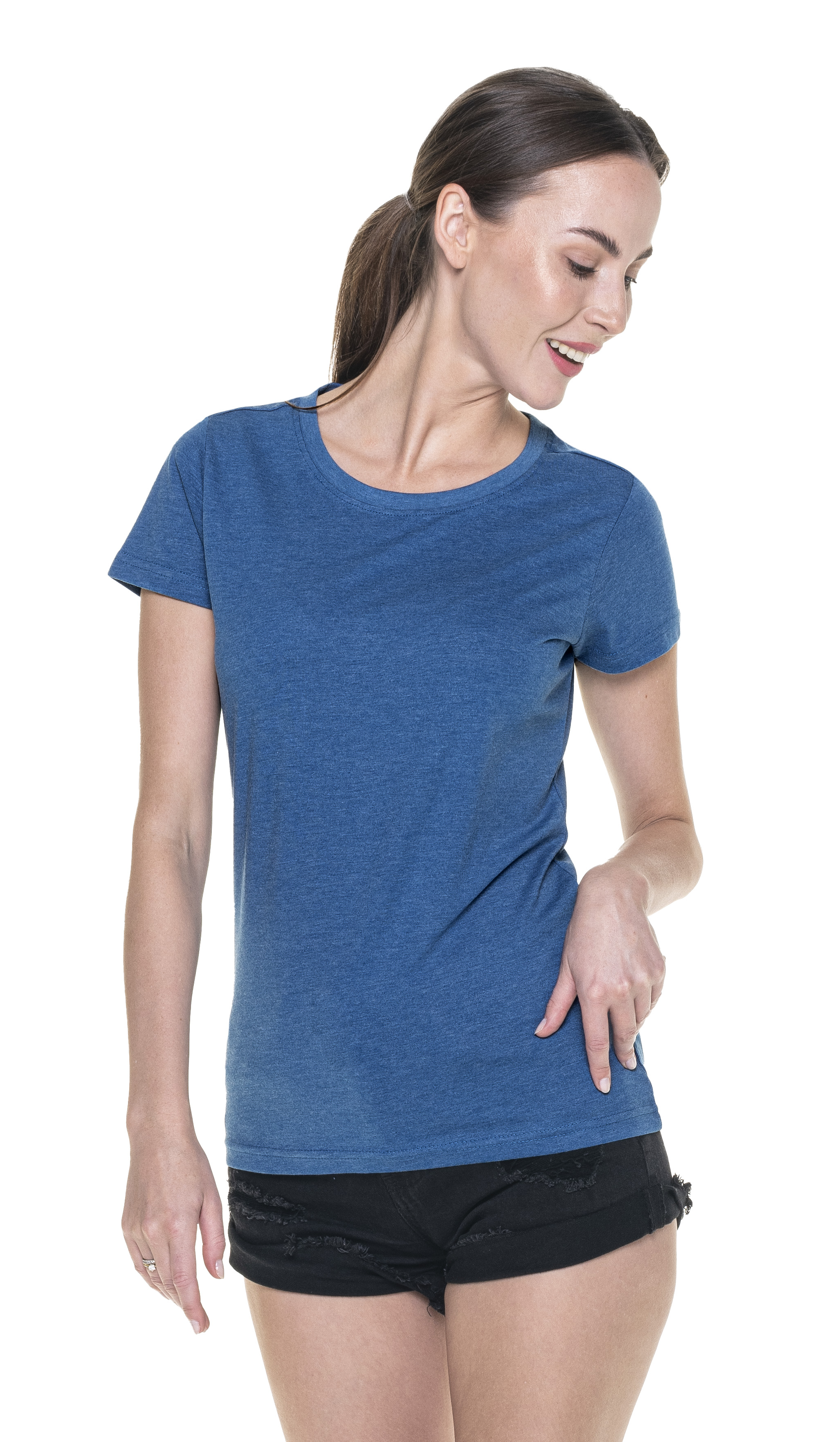Koszulka damska Promostars Ladies' Heavy - niebieski melanż