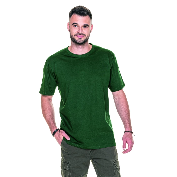 Koszulka Geffer 200 - butelkowo zielona