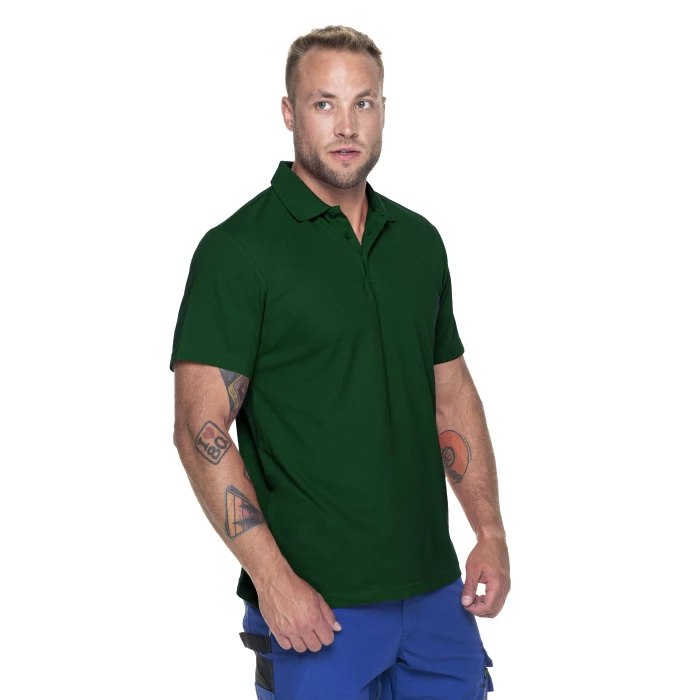 Koszulka Polo Mark The Helper Polo Worker - butelkowo zielona