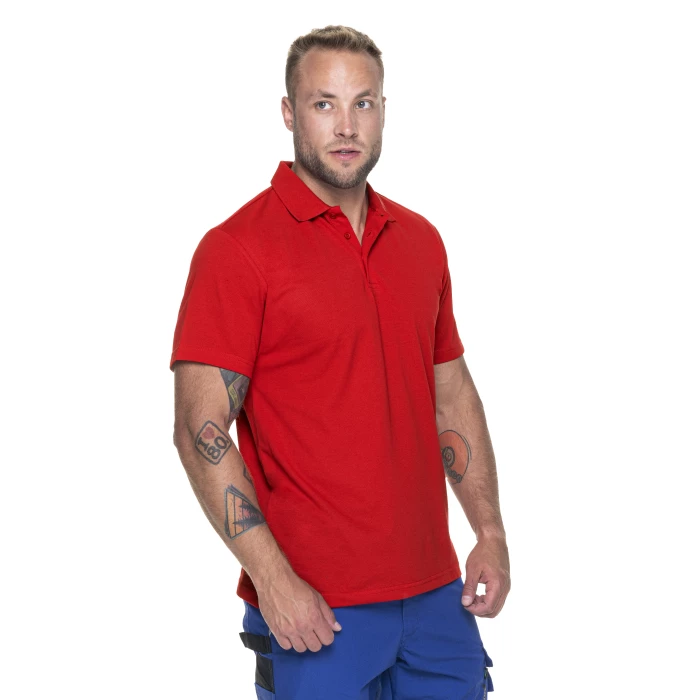 Koszulka Polo Mark The Helper Polo Worker - czerwona