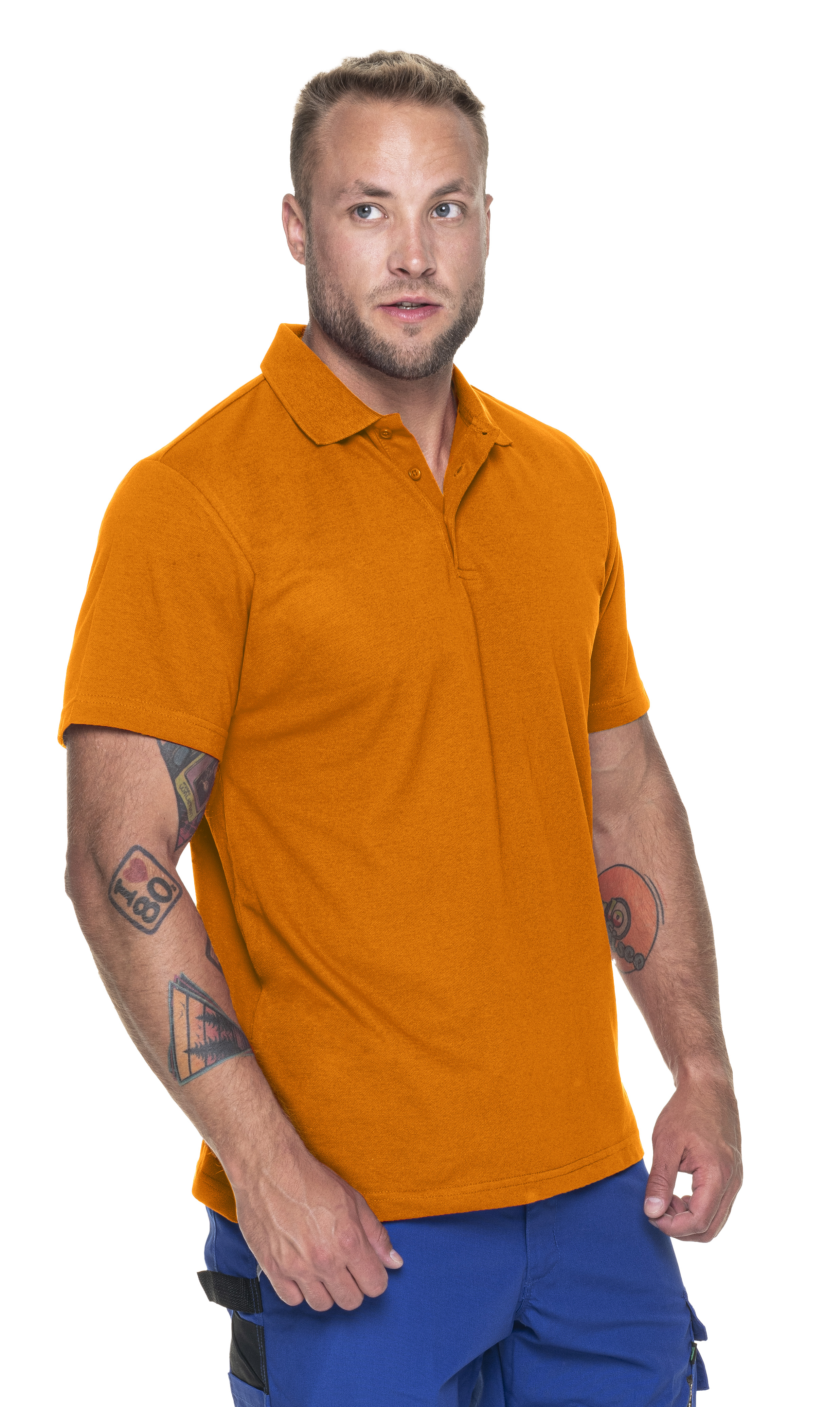Koszulka Mark The Helper Polo Worker - pomarańczowa