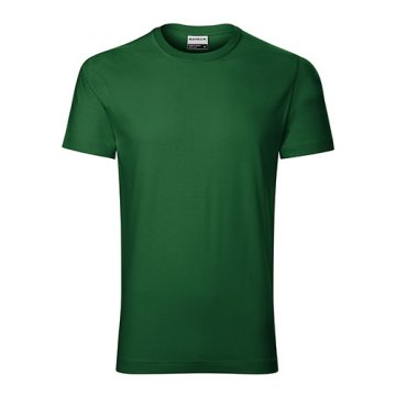 Koszulka męska Rimeck Resist - butelkowo zielona