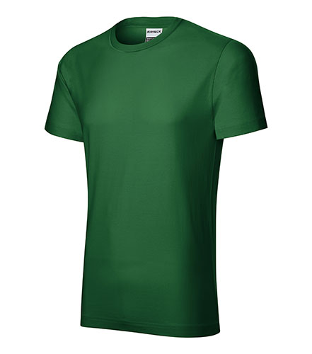 Koszulka męska Rimeck Resist Heavy - butelkowo zielona