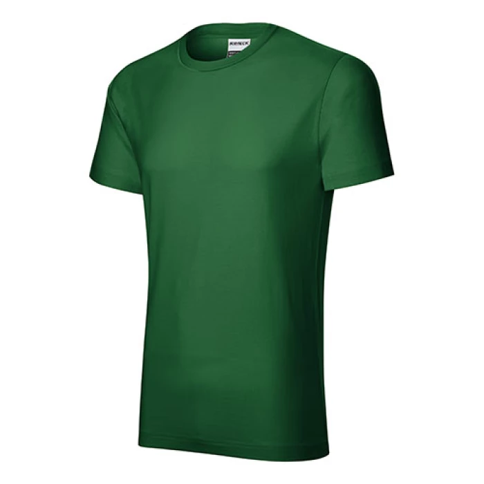 Koszulka męska Rimeck Resist Heavy - butelkowo zielona