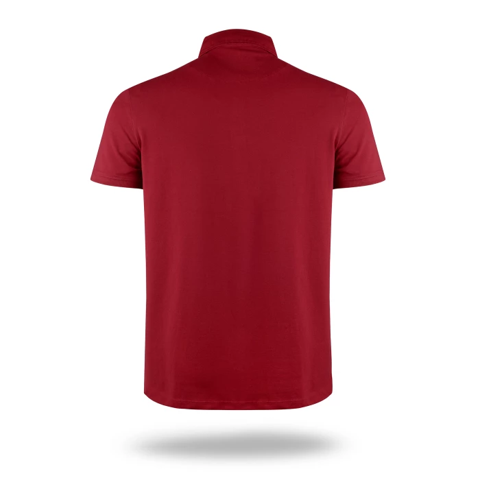 Koszulka polo Crimson Cut Polo Mars - ciemnoczerwona