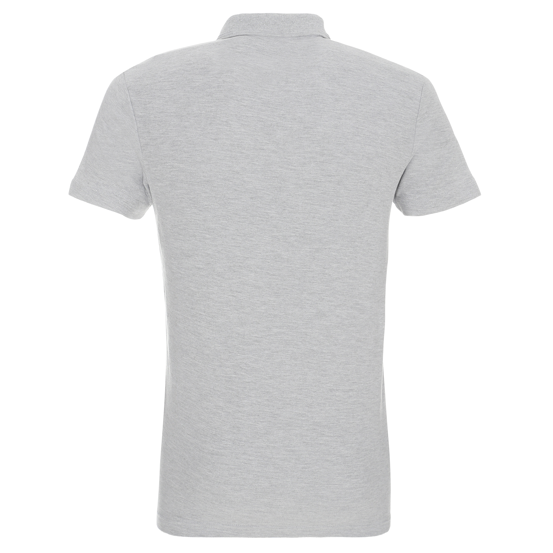 Koszulka Promostars Polo Cotton Slim - jasnoszary melanż