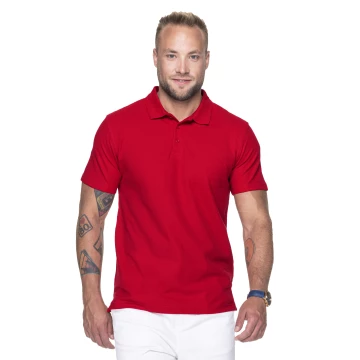 Koszulka Promostars Polo Cotton - czerwona