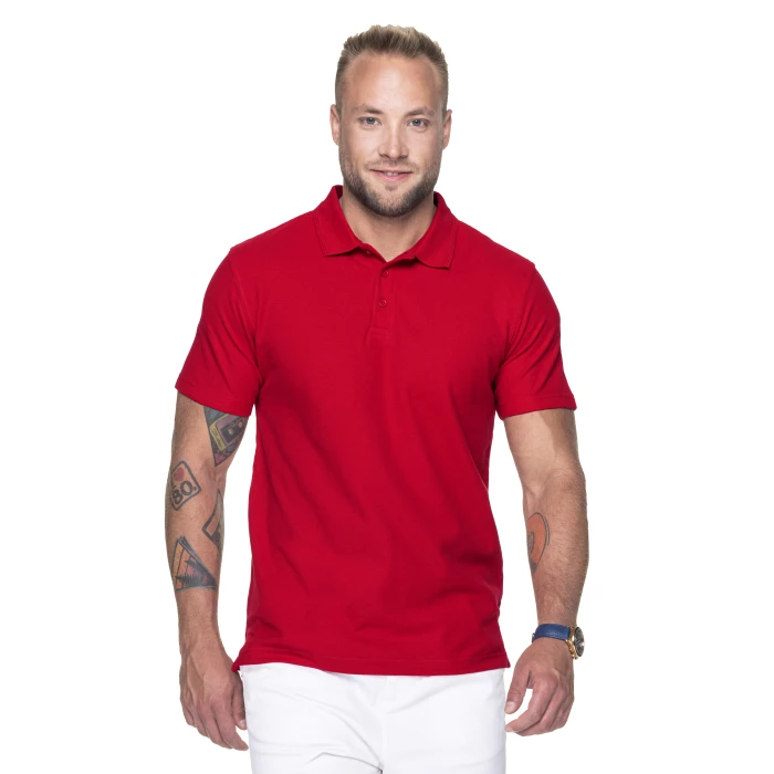 Koszulka Promostars Polo Cotton - czerwona