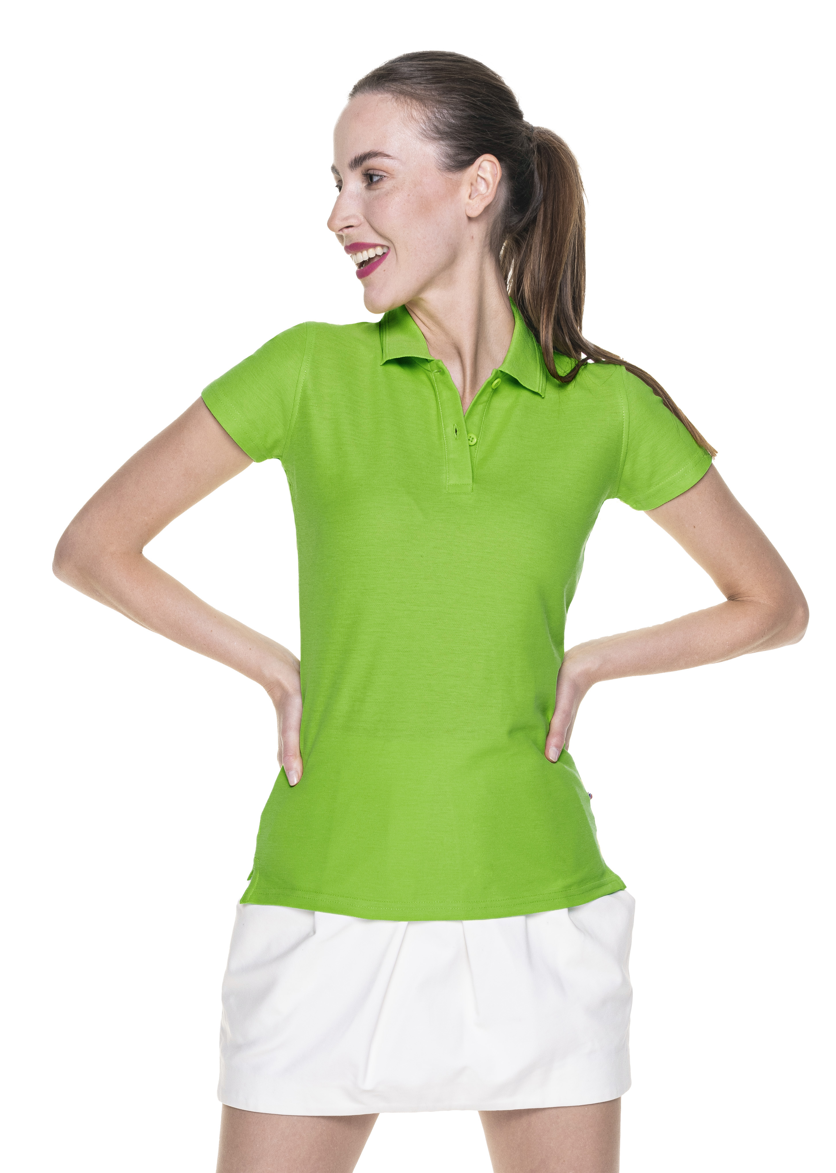 Koszulka Promostars Polo Ladies Cotton - jasnozielona