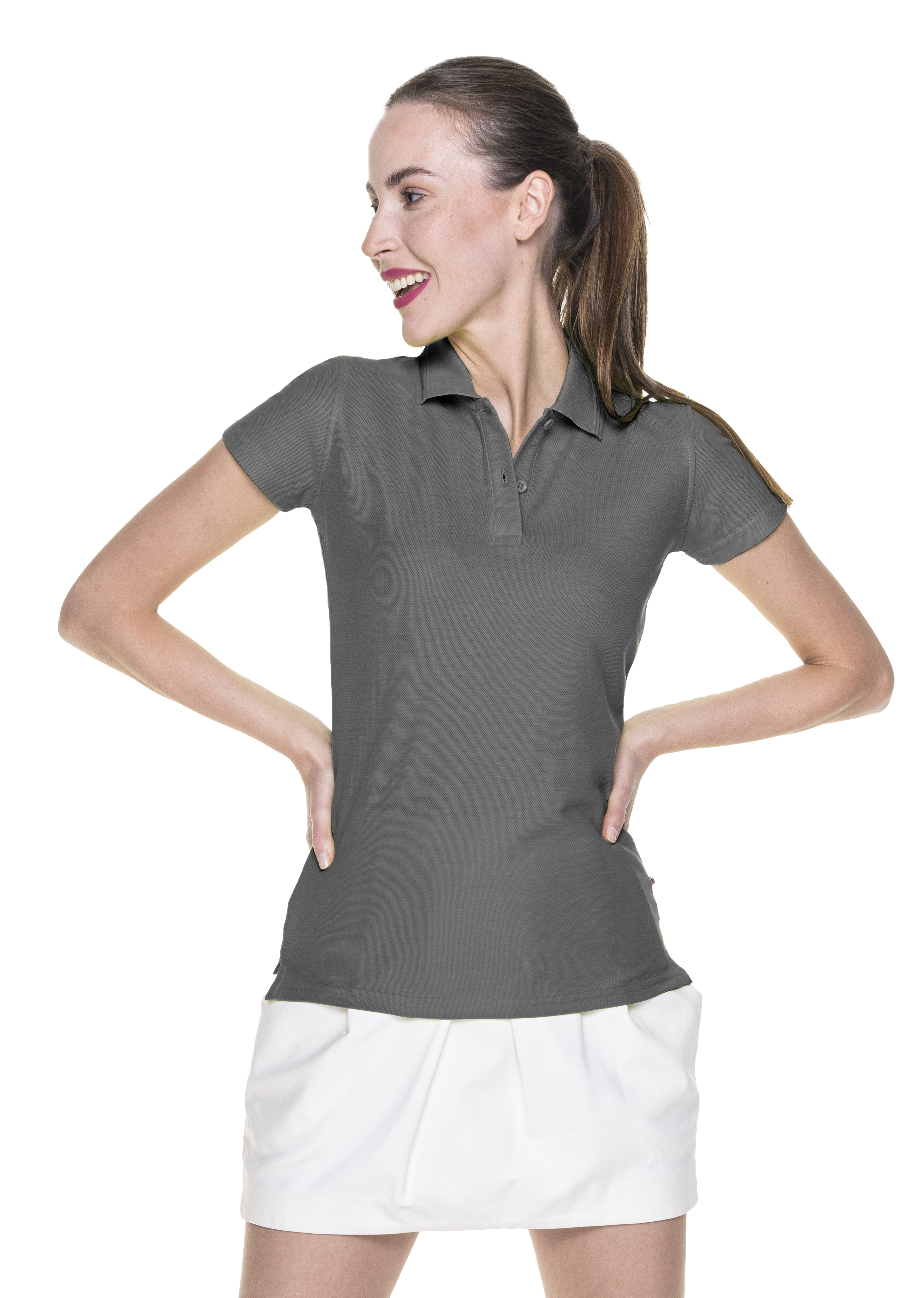 Koszulka Promostars Polo Ladies Cotton - szara