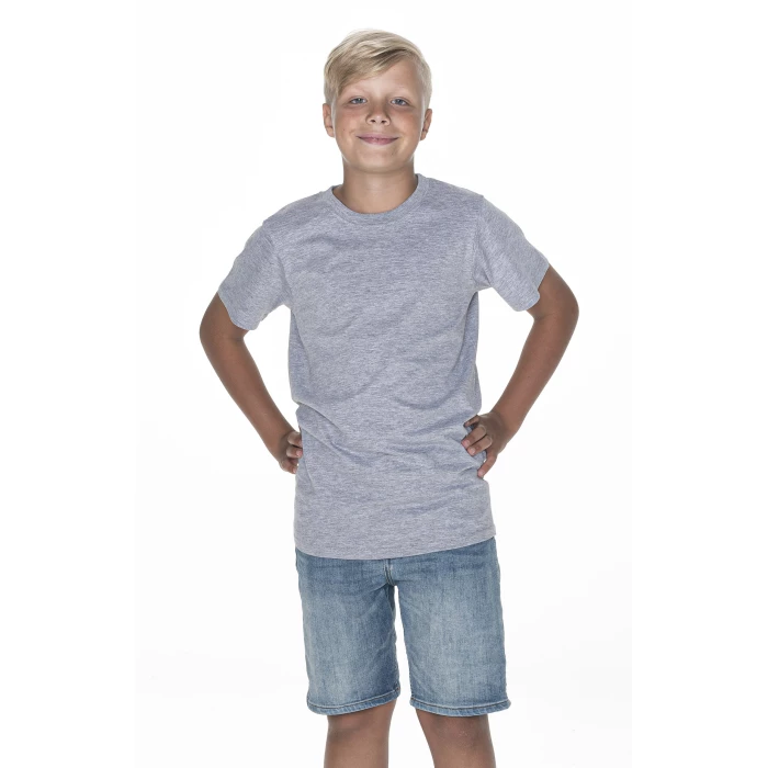 Koszulka Promostars Standard KID - jasny szary melanż