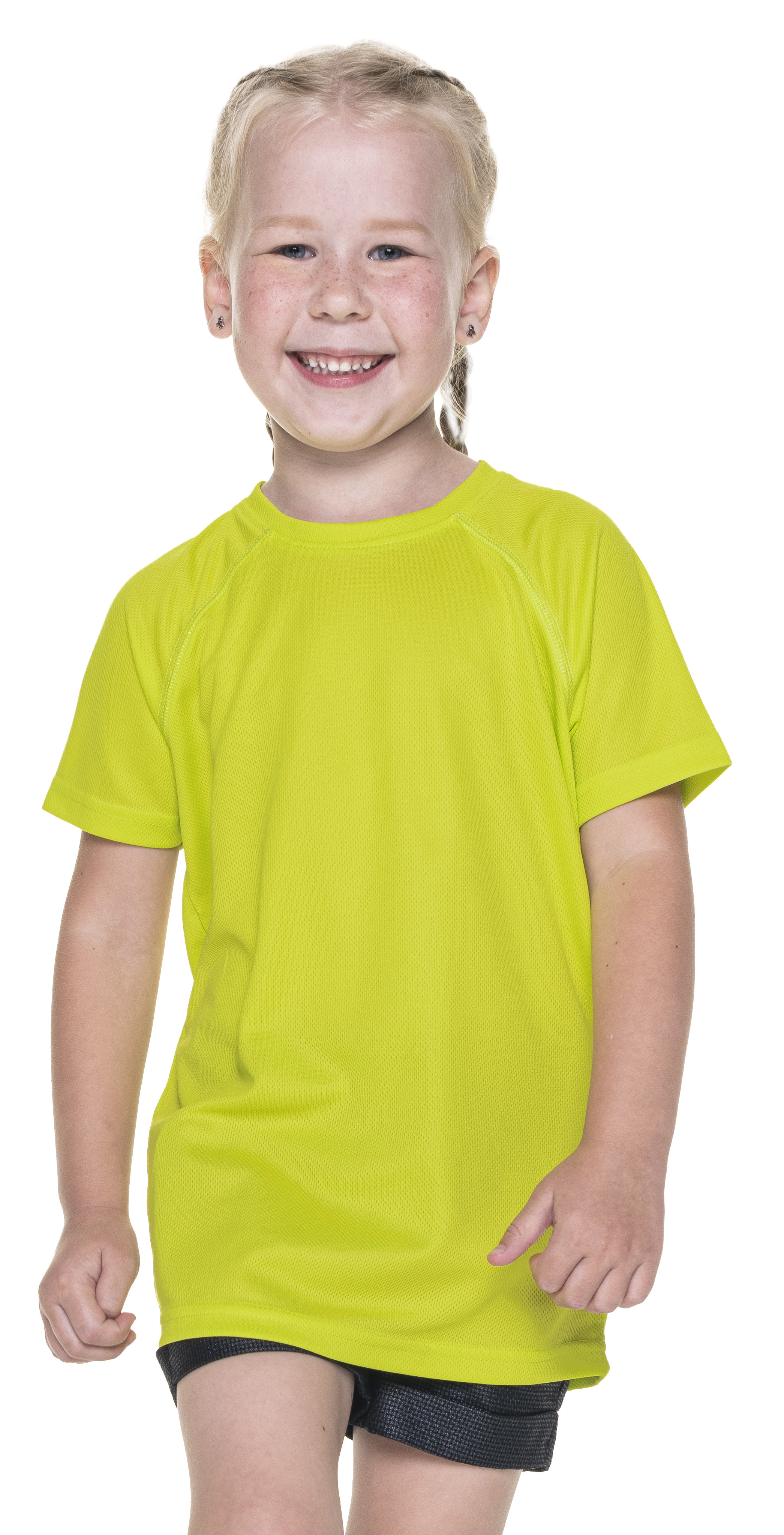 Koszulka dziecięca Promostars Chill Kid - limonkowa