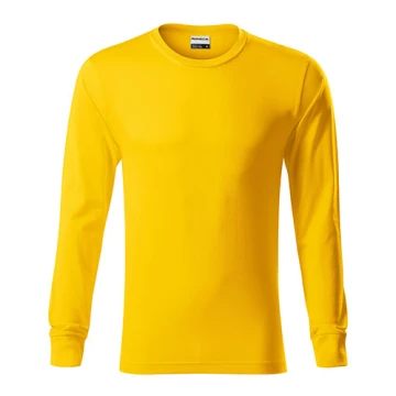Koszulka unisex Rimeck Resist LS - żółta