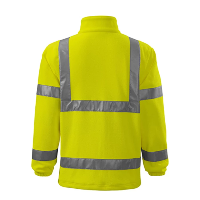 Polar unisex Rimeck HV Fleece Jacket - fluorescencyjny żółty