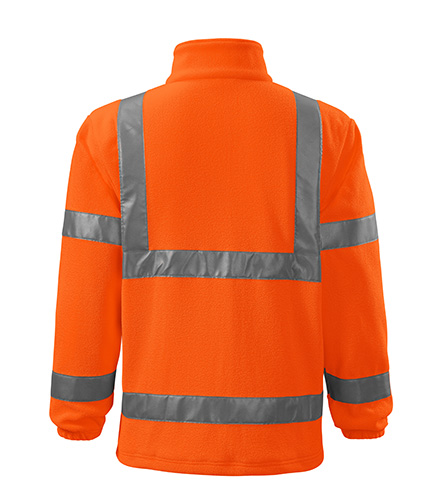 Polar unisex Rimeck HV Fleece Jacket - fluorescencyjny pomarańczowy
